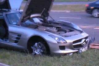 Mercedes SLS AMG, Wypadek 23.05.2012