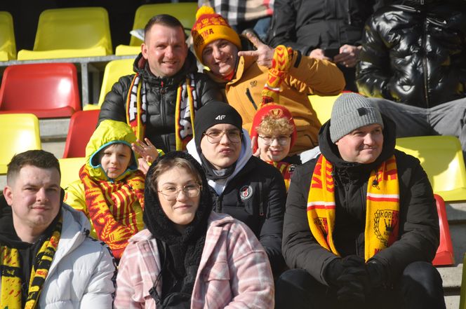 Korona Kielce - Motor Lublin. Kibice na Exbud Arenie