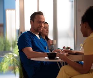 Na dobre i na złe odc. 964. Maria Malewicz (Sylwia Achu), Michał Wilczewski (Mateusz Janicki)