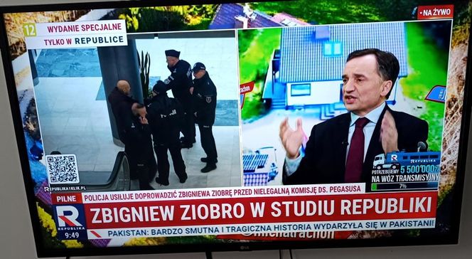 Zbigniew Ziobro w studio TV Republika