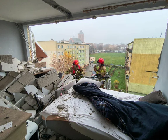 Wybuch gazu w Braniewie. Zmarła ranna 74-latka