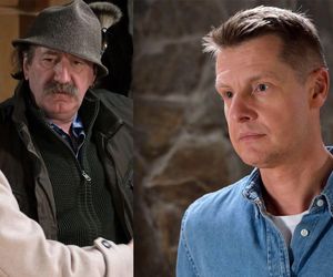 M jak miłość, odcinek 1849: Stryj Gutowski (Piotr Majerczyk), Paweł (Rafał Mroczek), Haneczka Haneczka (Elżbieta Firek)