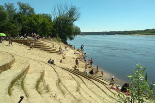 Niewiele osób wie o tej plaży nad Wisłą. Nazwa w pełni oddaje jej urok 