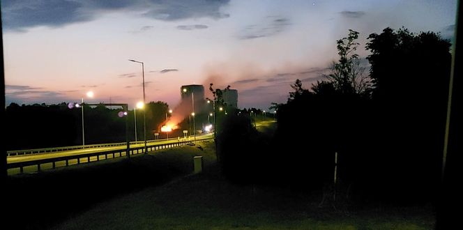 Pożar pustostanu w Rzeszowie [GALERIA]