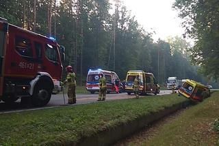 Karetka zderzyła się z samochodem! Poważny wypadek między Iławą a Sampławą