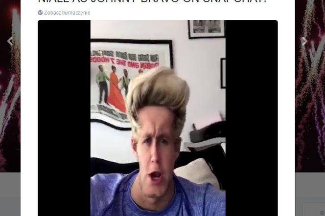 Niall Horan Snapchat