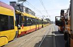  Zderzenie tramwajów w centrum Warszawy. 13 osób rannych, ruch tramwajowy wstrzymany