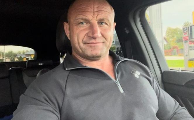 Mariusz Pudzianowski, gdy ważył 150 kilogramów