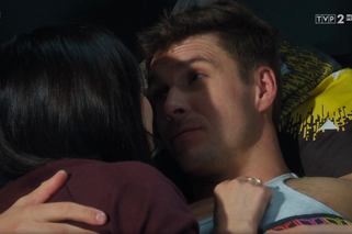 M jak miłość, odc. 1445. Iza (Adriana Kalska), Marcin (Mikołaj Roznerski)