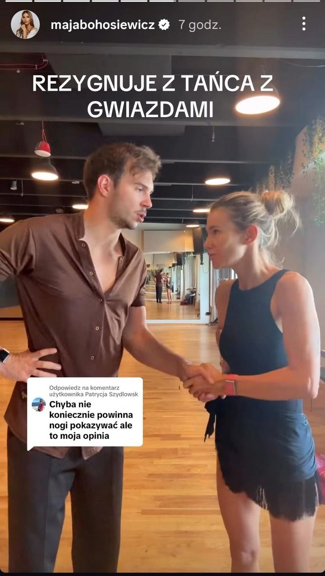 Maja Bohosiewicz rezygnuje z "Tańca z gwiazdami". O powodzie poinformowała w nagraniu