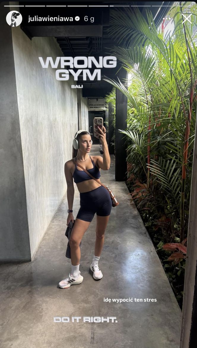 Julia Wieniawa na Bali