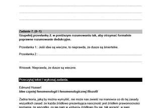 Matura 2022: Filozofia 9 maja. Arkusze CKE, treść zadań. Filozofia poziom rozszerzony