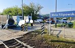 Wypadek na przejeździe kolejowym w Woli Filipowskiej