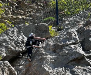 Na Kadzielni powstała pierwsza w Polsce Via Ferrata
