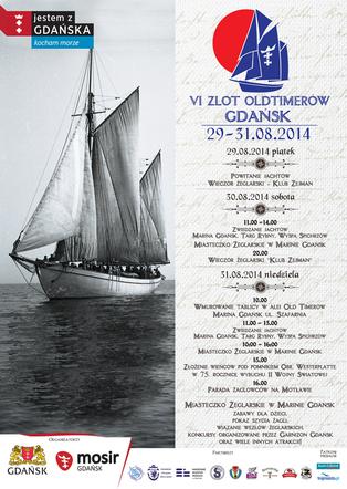 VI Zlot Oldtimerów Gdańsk 2014 - plakat