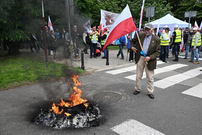 Protest w Warszawie 