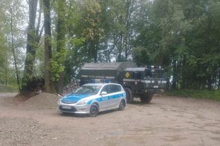 Niewybuch z czasów II wojny światowej w rzece Dunajec. Interweniował patrol saperski z Krakowa