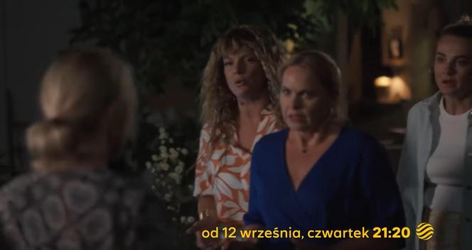 Przyjaciółki, 24 sezon. Inga (Małgorzata Socha), Anka (Magdalena Stużyńska), Patrycja (Joanna Liszowska), Teresa (Klara Williams)