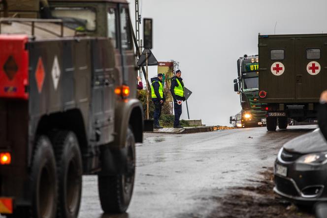 Przewodów po tragedii. Wojsko przy granicy