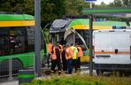Zderzenie dwóch tramwajów przy rondzie Starołęka! Kilka osób ciężko rannych! 05.08.2021