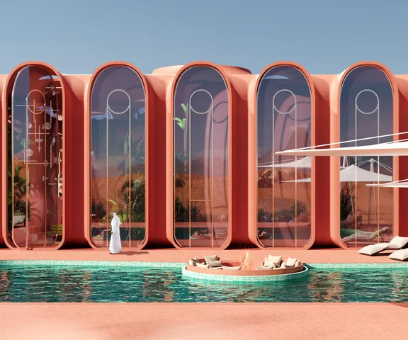 Oasis House w Dubaju to sen o domu. Polski projekt wyróżniony