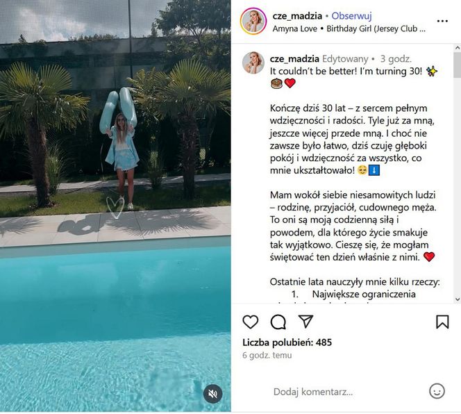 Urodziny żony Rafała Mroczka na bogato