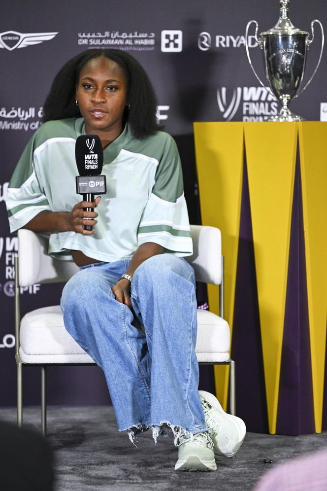 Tenisistki na konferencji WTA Finals