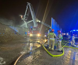 Pożar przy Metalurgicznej w Lublinie