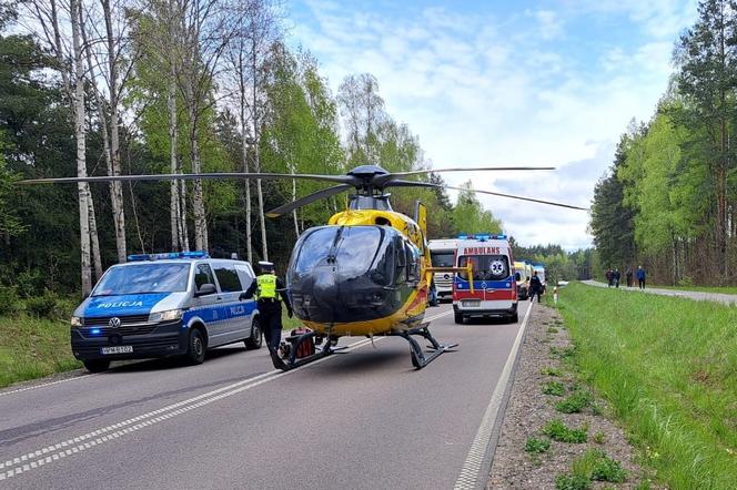 Trześcianka. Tragiczny wypadek na drodze z Zabłudowa do Hajnówki. 1 osoba nie żyje, 10 rannych