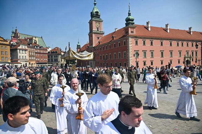 Centralna procesja Bożego Ciała 2024 w Warszawie