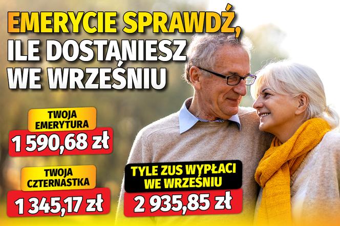 Emerycie sprawdź, ile dostaniesz we wrześniu