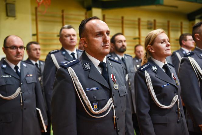 Ślubowanie nowych policjantów w Łodzi