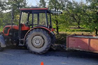 Śmiertelny wypadek w Szczereżu. Nie żyje rowerzysta potrącony przez traktor