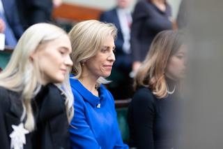 Żona Kosiniaka-Kamysza zachwyciła w Sejmie