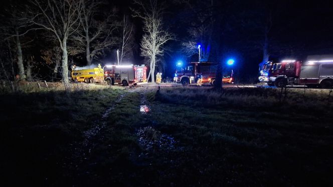 Ciężarówka płonęła jak pochodnia! Droga była zablokowana