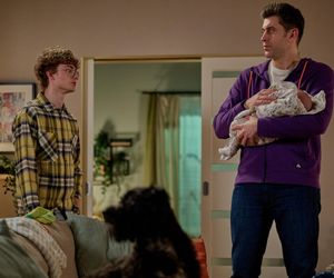 Na Wspólnej odc. 4038: Ksawery (Adam Tomaszewski), Mikołaj (Krzysztof Wieszczek), synek (Gabrysia Melon)