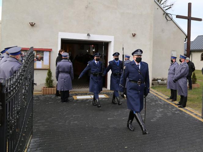 Pogrzeb Marka Swędraka z Komendy Stołecznej Policji