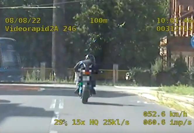 Policyjny pościg ulicami Torunia. 41-letni motocyklista trafił za kraty