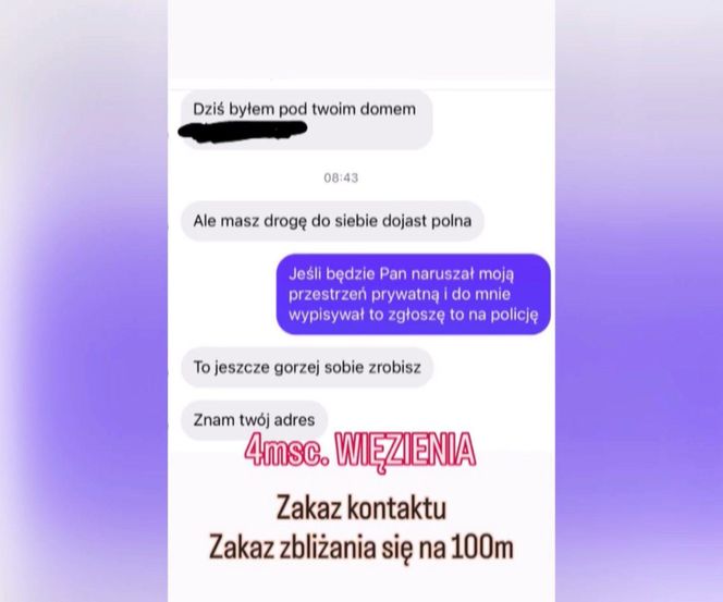 Kamila Boś zabrała głos po aresztowaniu jej stalkera. Czy boi się prześladowcy?
