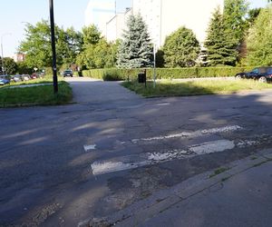 Ul. Pogodna w Lublinie przed remontem