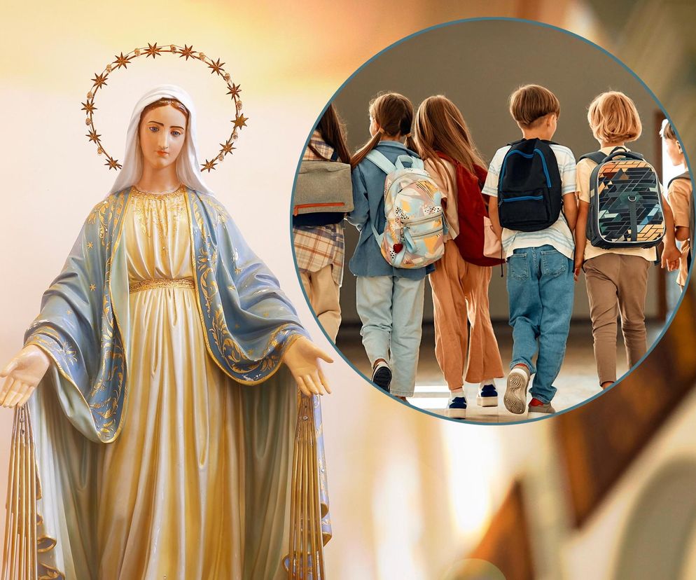 W tej szkole uczniowie odmawiają Zdrowaś Maryjo w intencji nauczycieli. Dyrektorka odpiera zarzuty i powołuje się na patronkę