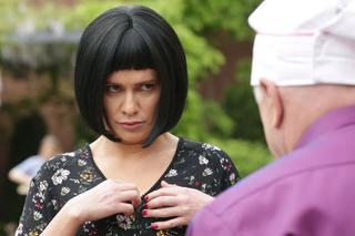 M jak miłość, odc. 1464. Otar (David Gamtsemlidze), Sandra (Anna Oberc)