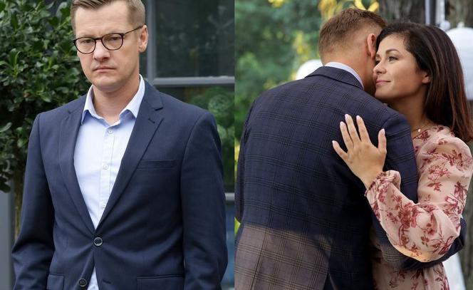 M jak miłość. Kinga (Katarzyna Cichopek), Paweł (Rafał Mroczek), Piotrek (Marcin Mroczek)