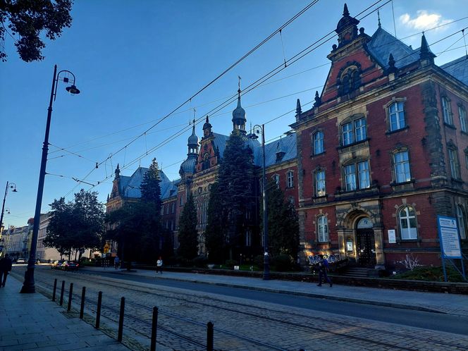Spacer po siedzibie Dyrekcji Pruskiej Kolei Wschodniej w Bydgoszczy.