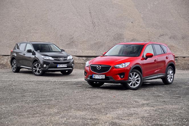 TEST Mazda CX-5 vs. Toyota RAV4: dwie podwyższone atrakcyjne japonki - ZDJĘCIA
