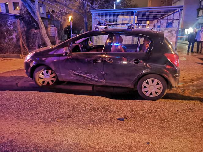Wypadek ul. Skłodowskiej-Curie (na wysokości Gajowej) w Bydgoszczy 