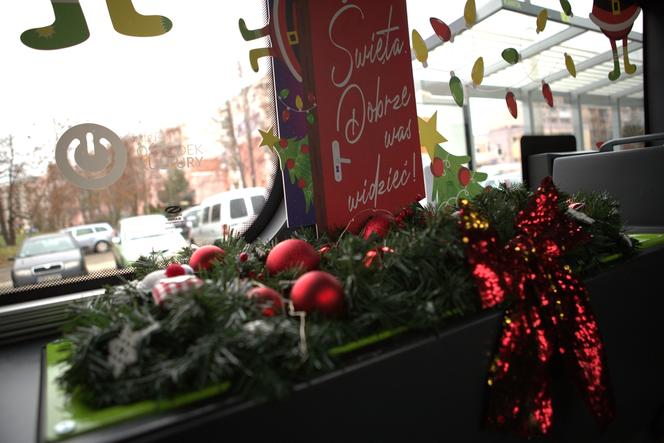 Świąteczny tramwaj jeździ po Olsztynie [ZDJĘCIA]