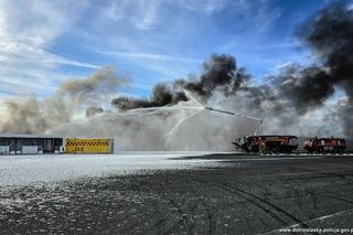 Wrocław. Ćwiczenia na terenie Portu Lotniczego im. Mikołaja Kopernika [ZDJĘCIA].