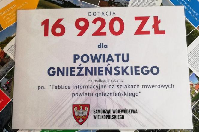 Tablice informacyjne na szlakach rowerowych