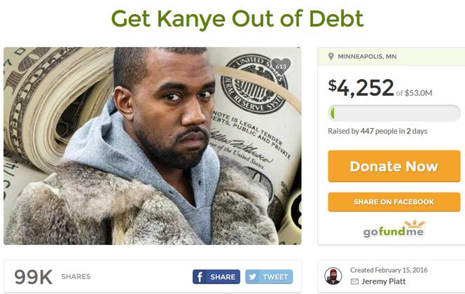 Kanye West akcja crowdfundingowa
